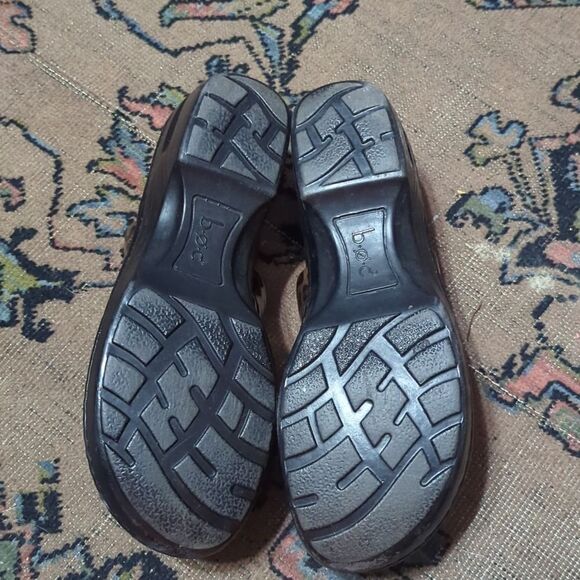 Born Concept B.O.C.  Size 8 BC8638 Leopard Peggy Slide On Wedge Clog Mule Womens - Picture 6 of 9